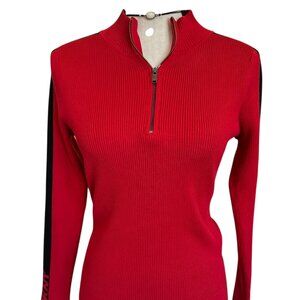 DKNY 1/4 Zip Sweater - Size Medium